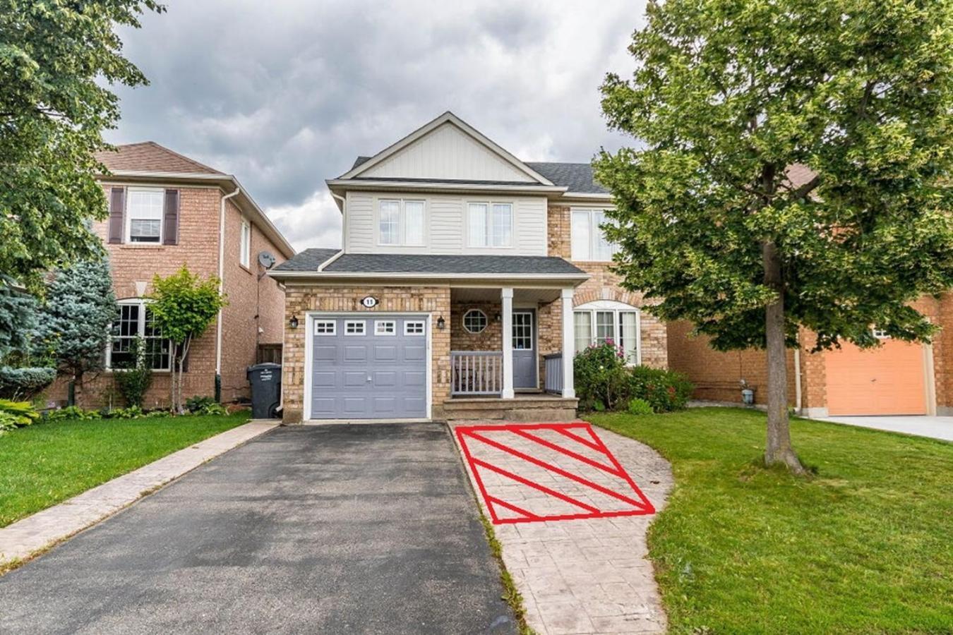 Garden 2 Bedroom Apt - Free Parking Wifi Laundry Workstation Brampton Exterior photo